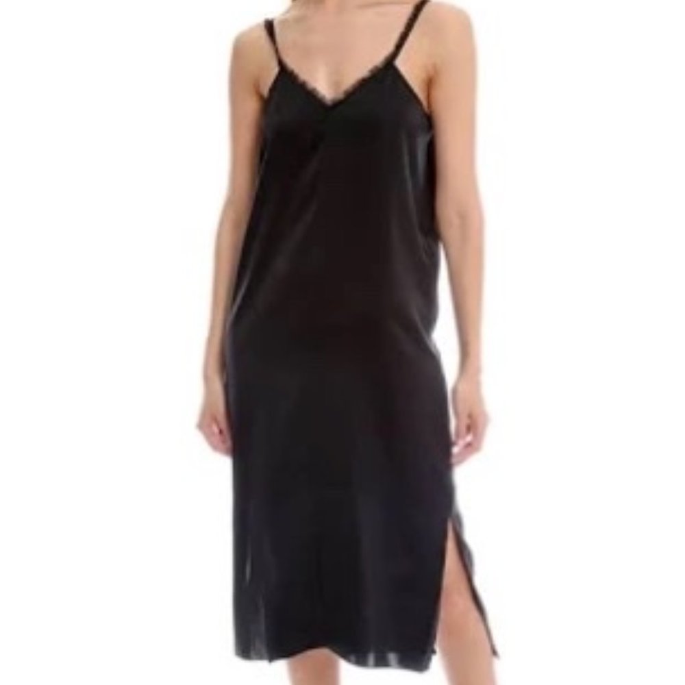 ATM Fringe Trim Cami Dress